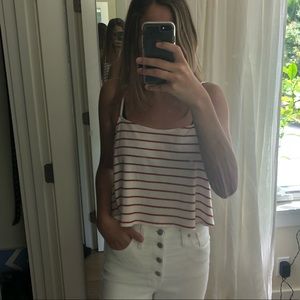 Reformation cropped tank top